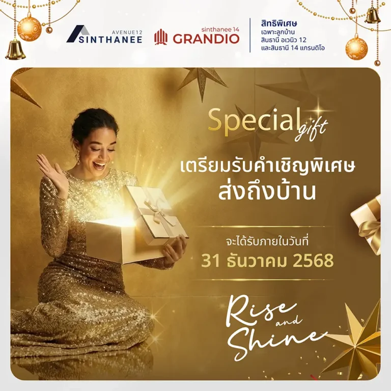 โปรโมชัน บ้านเดี่ยว บ้านแฝด เชียงราย 36 New year gift-2025